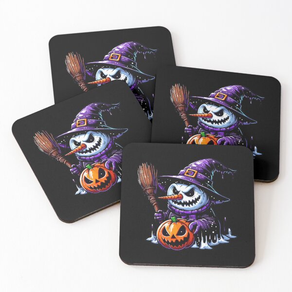Item preview, Scary Halloween Snowman Witch Hat Costume Spooky Season designed and sold by Artistoos.