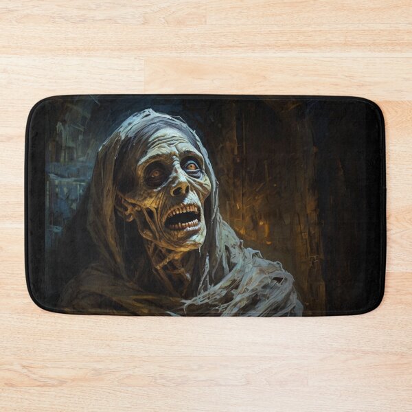 Item preview,  A creepy evil undead mummy painting designed and sold by Vintage Designs +.