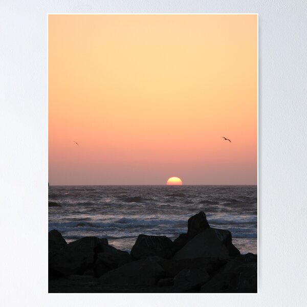 Morro Bay Sunset Poster