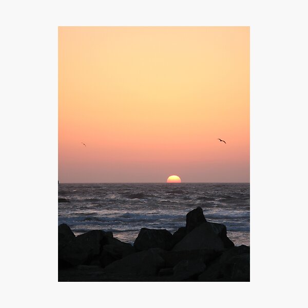 Morro Bay Sunset Photographic Print