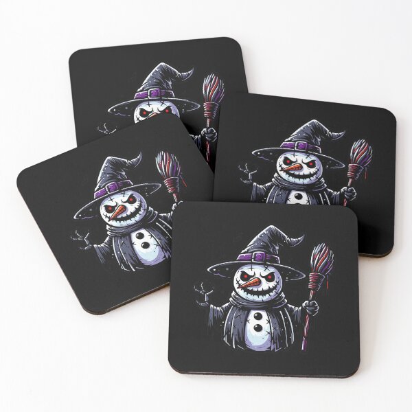 Item preview, Scary Halloween Snowman Witch Hat Costume Spooky Season designed and sold by Artistoos.