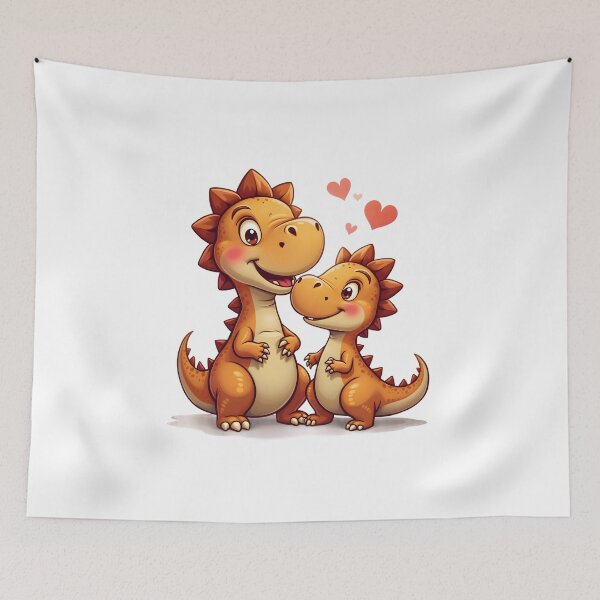 Item preview, Dinosaurs dad and son papasaurus babysaurus designed and sold by FriendlyLlama.