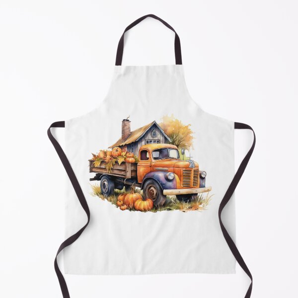 Item preview, pumpkins truck / great pumpkins / Watercolor Vintage Pumpkin Truck, Halloween designed and sold by Krasnovaovaova.