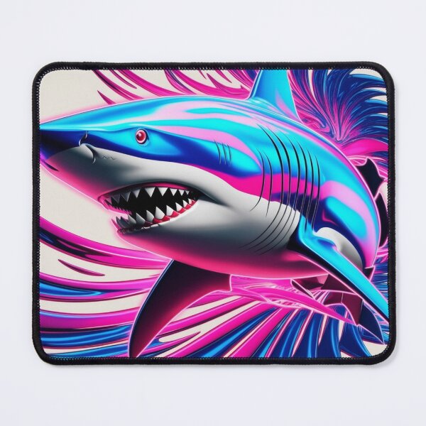 Item preview, Neon Shark designed and sold by StickersRyous.
