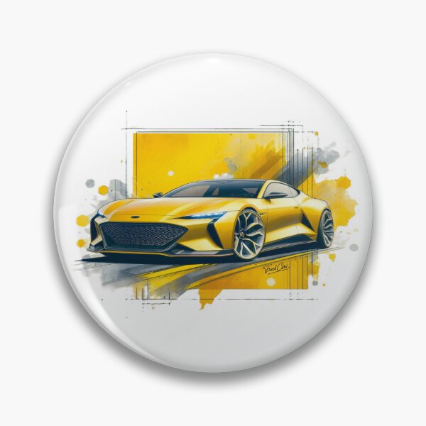 Item preview, Yellow sports car. designed and sold by Fredceri01.