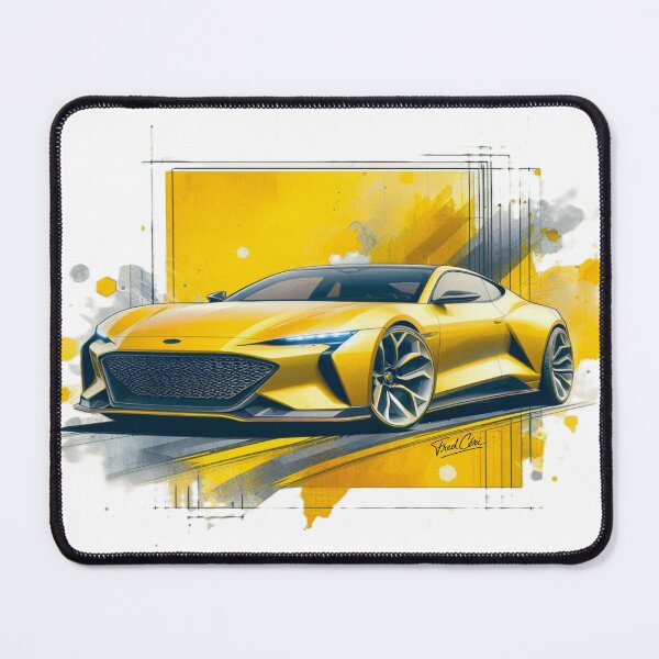 Item preview, Yellow sports car. designed and sold by Fredceri01.