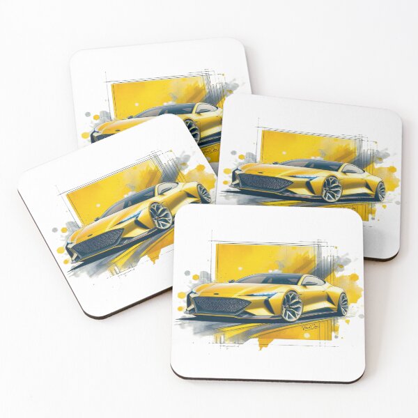 Item preview, Yellow sports car. designed and sold by Fredceri01.