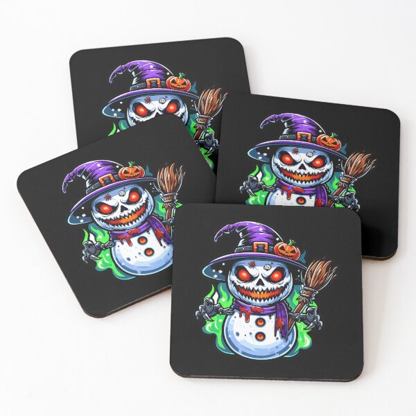 Item preview, Scary Halloween Snowman Witch Hat Costume Spooky Season designed and sold by Artistoos.
