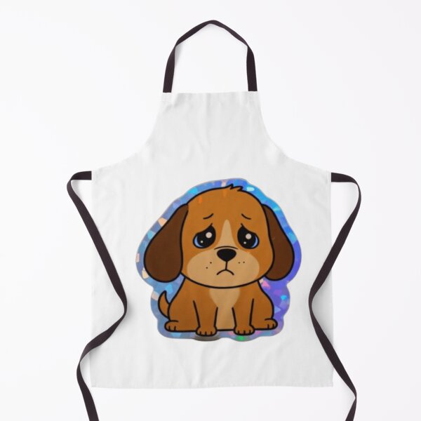 Item preview, Heartbreaking Holographic Pup designed and sold by StickersRyous.