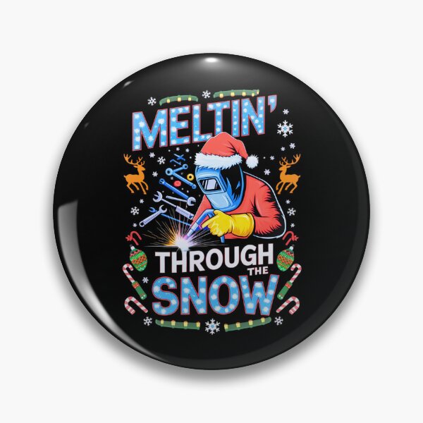 Item preview, Funny Christmas Welding Design with Santa and Sparks designed and sold by BunBuntheDog-.