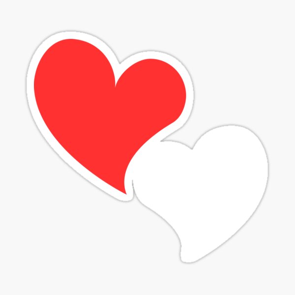 Item preview, My Heart Beats Red and White designed and sold by Melty Shirts.
