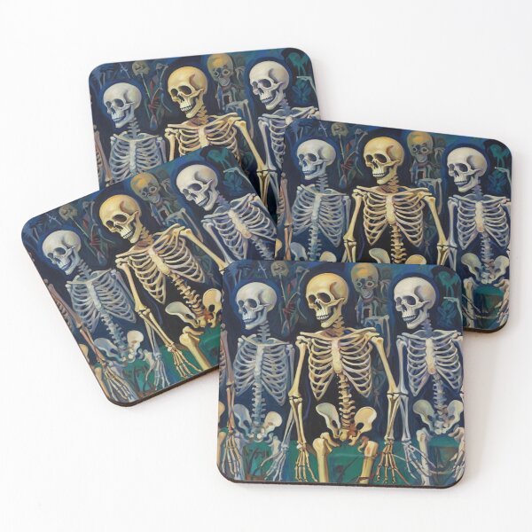 Item preview,  Day of the Dead expressionist art painting designed and sold by Vintage Designs +.