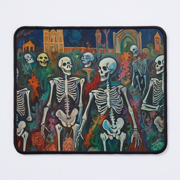 Item preview,  Day of the Dead expressionist art painting designed and sold by Vintage Designs +.