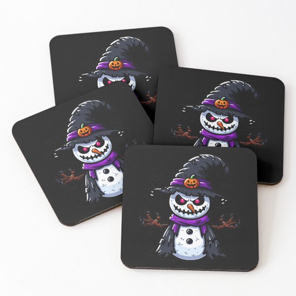 Item preview, Scary Halloween Snowman Witch Hat Costume Spooky Season designed and sold by Artistoos.