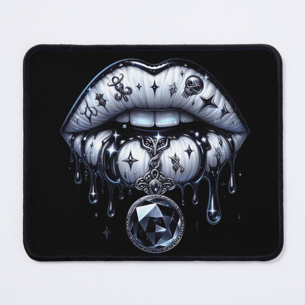 Item preview, Celestial Pearly Shine Lips - Galactic Elegance Mystical Charm designed and sold by Margival.
