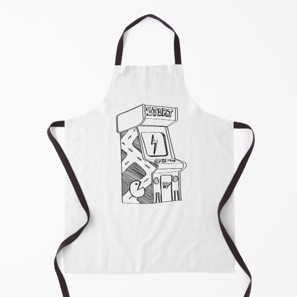 Item preview, Retro Arcade Videogame Fine Line Sketch designed and sold by katelsandpeach.