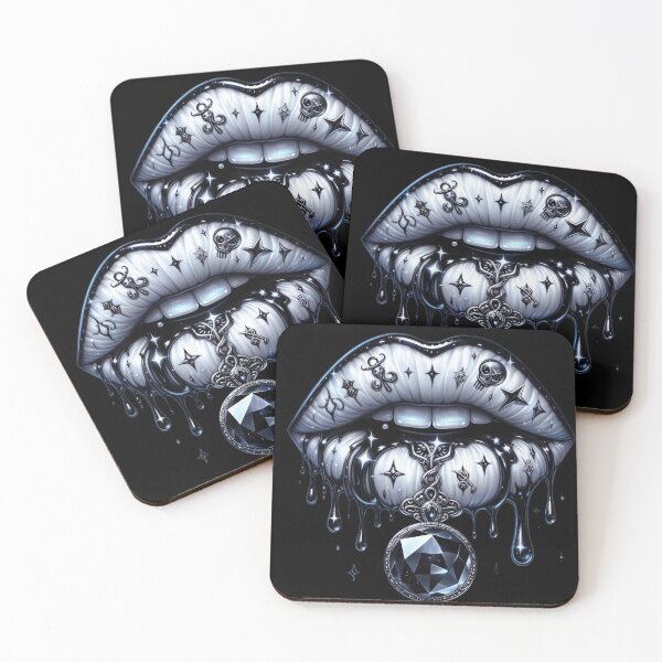 Item preview, Celestial Pearly Shine Lips - Galactic Elegance Mystical Charm designed and sold by Margival.