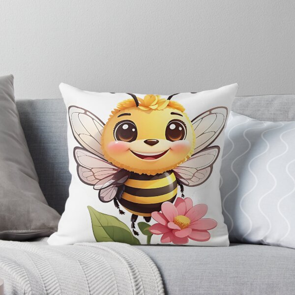 Item preview, Cheerful Bumblebee with a Flower designed and sold by FluffyPeels.