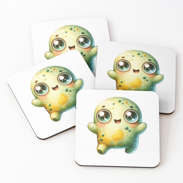 Item preview, Cute Adorable Yellow Green Happy Monster designed and sold by baebrand-art.