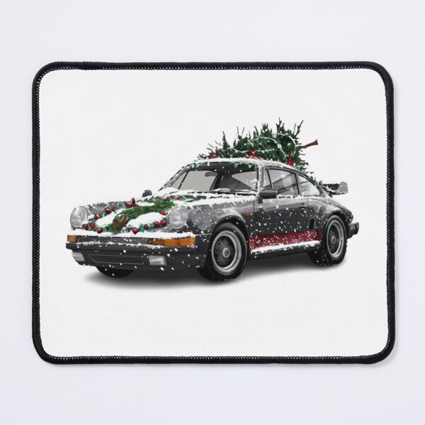 Item preview, Snow-Covered Sports Car with Christmas Tree designed and sold by Kenny8716.