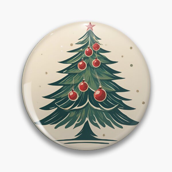 Item preview, Árbol de Navidad clásico regalo estilo vintage designed and sold by CherryKaJa.
