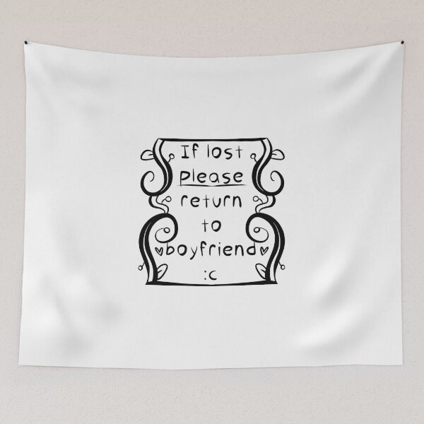 Item preview, If lost please return to boyfriend designed and sold by Vettin-Arts.