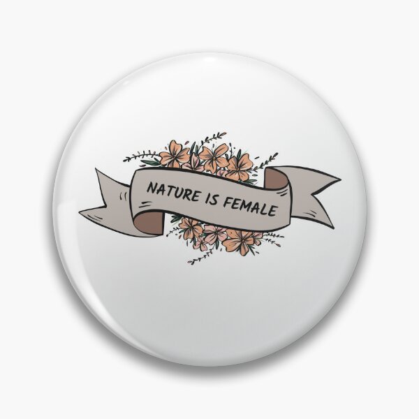 Item preview, Nature is Female Banner designed and sold by Sasha Makarenko.