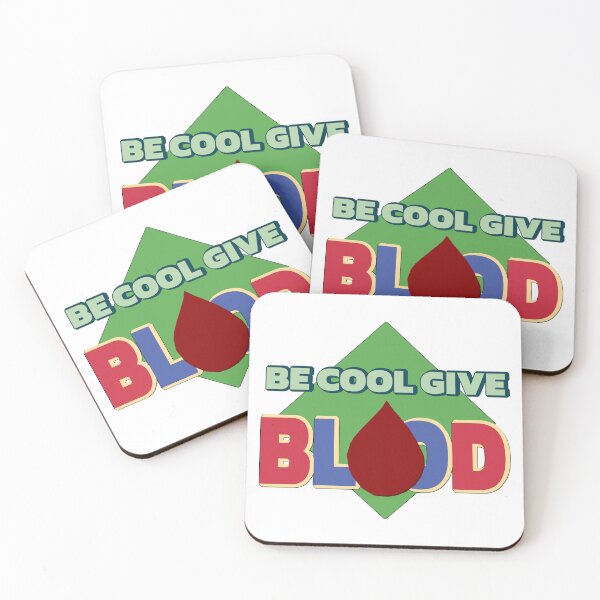 Item preview, Be Cool, Give Blood - Inspiring Donation Design designed and sold by ArtsyExplorer.