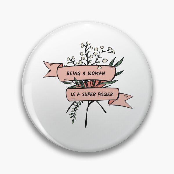 Item preview, Being a Woman is a Super Power Banner  designed and sold by Sasha Makarenko.