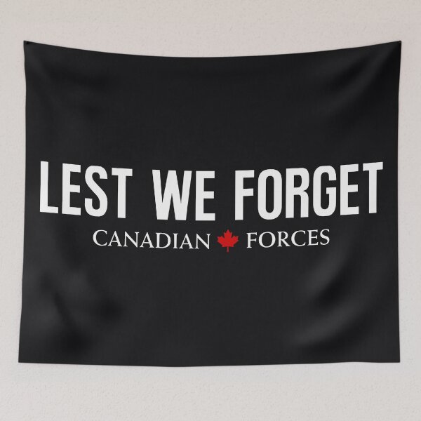 Item preview, Lest We Forget Canadian Forces Remembrance Day  designed and sold by HowToCanadian.