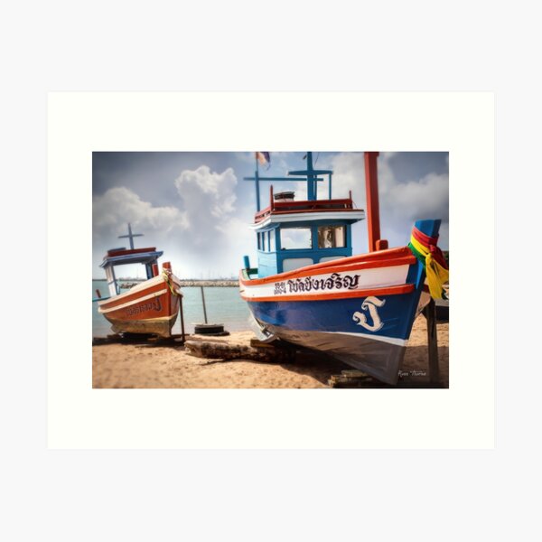 Item preview, Thai Fishing Boats designed and sold by Russell Thorne.