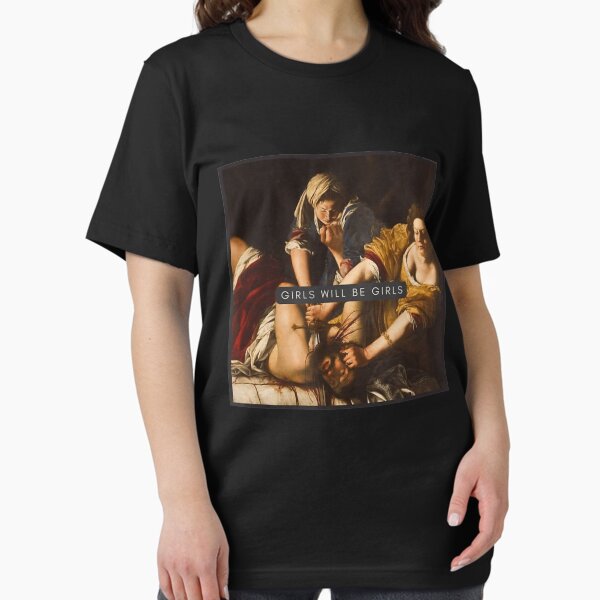 Vista previa del artículo con la obra «Chica Será Chica Divertida Feminista», diseñado y vendido por LoveMingle.