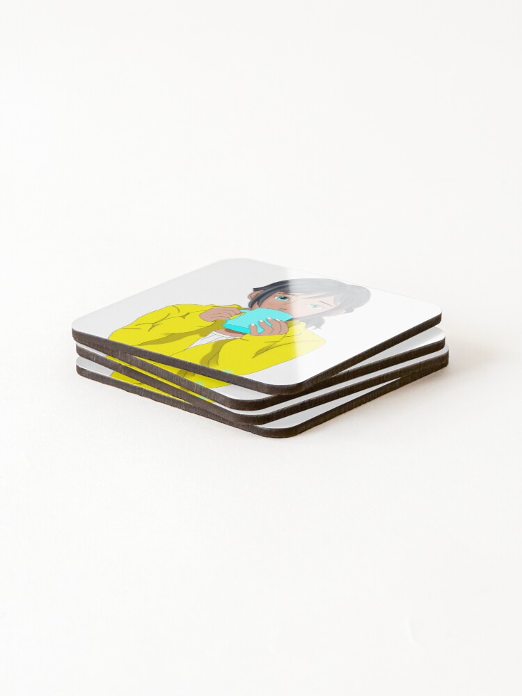 Thumbnail 4 of 5, Coasters (Set of 4), Coffee Break designed and sold by RobsArtwork.