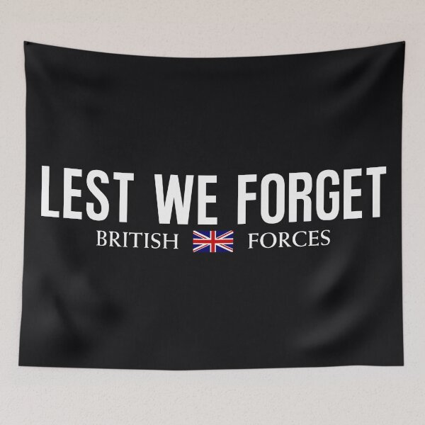 Item preview, Lest We Forget British Forces Remembrance Day  designed and sold by HowToCanadian.