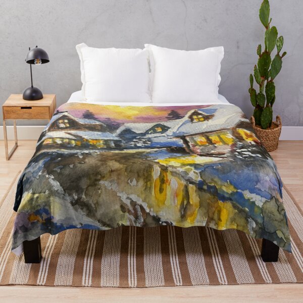 Item preview, There's No Place Like Home - Winter Landscape Christmas designed and sold by TheArtCave.