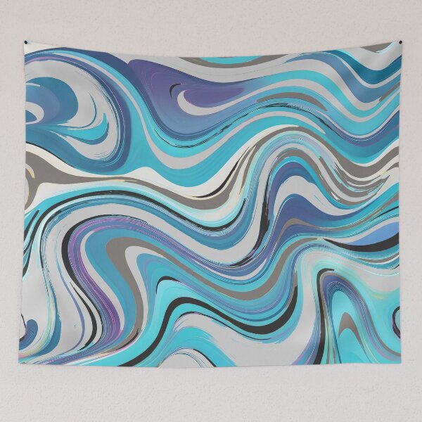 Item preview, Abstract Paint Swirls Grungy Grunge Style Modern Retro Art 3 of 4 designed and sold by Beachy.
