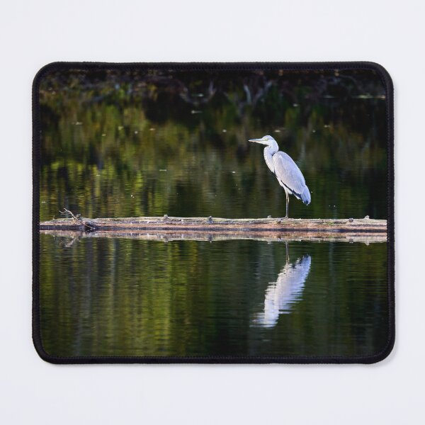 Item preview, Log guard. Grey heron designed and sold by Jouko Lehto Photography.