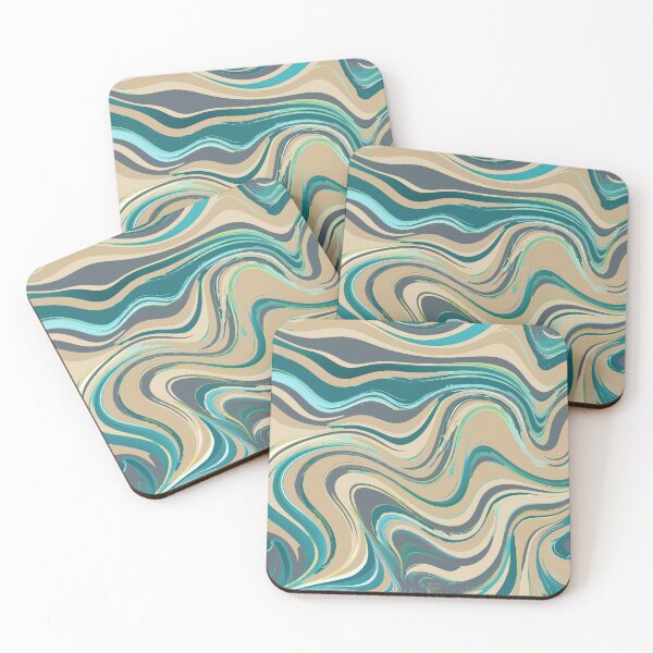 Item preview, Abstract Paint Swirls Grungy Grunge Style Modern Retro Art 4 of 4 designed and sold by Beachy.