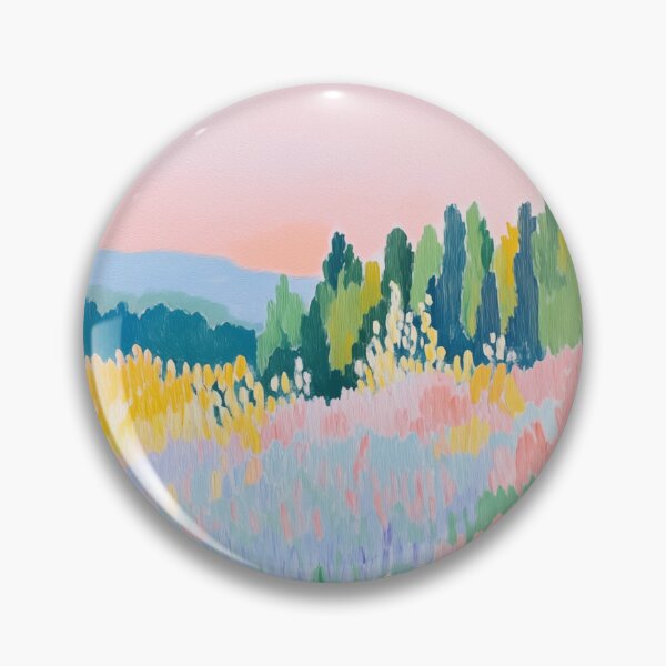 Item preview, Pastel Landscape Painting designed and sold by ArtVueStudio.
