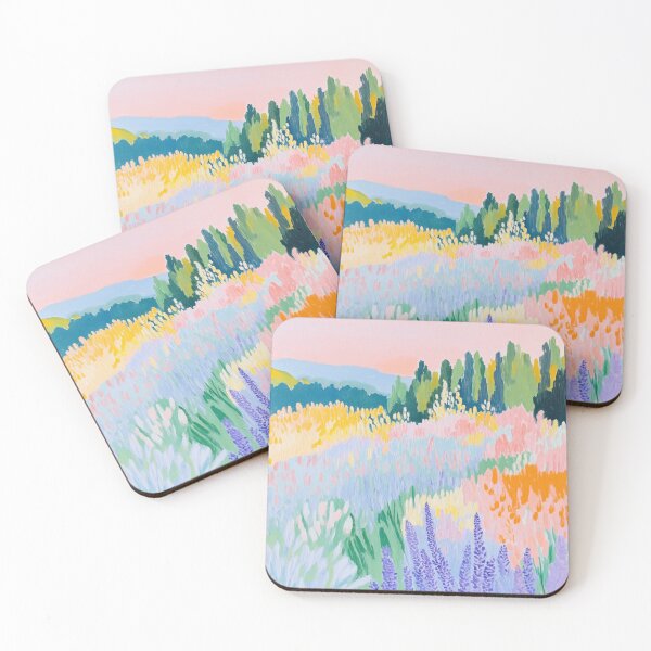 Item preview, Pastel Landscape Painting designed and sold by ArtVueStudio.