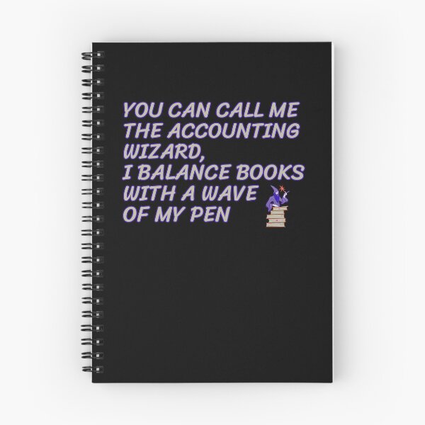 Item preview, The Accounting Wizard: Master of Balancing Books designed and sold by UN-FUR-GETTABLE.