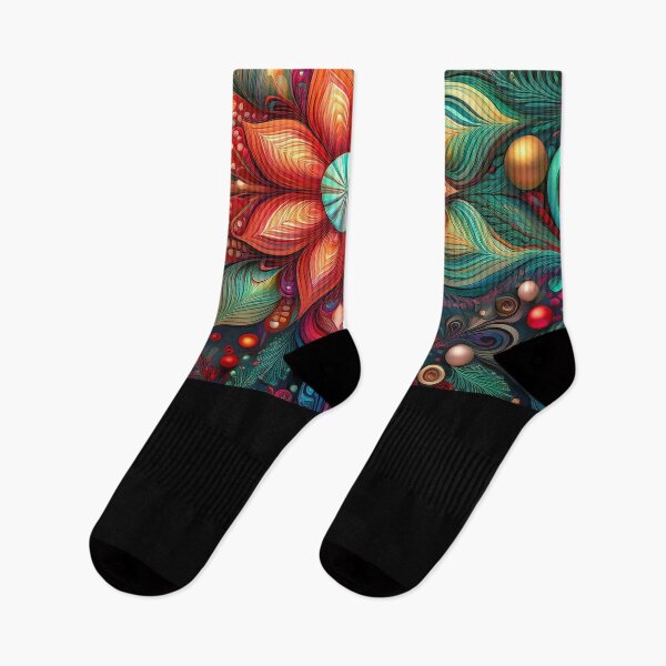 Item preview, Christmas Flower Pattern | Cozy Holiday Collection designed and sold by monkeybusiness.pt.