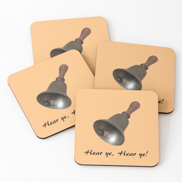 Item preview, Antique Bells and Copper Kettles on Apricot designed and sold by Art in My Loft.