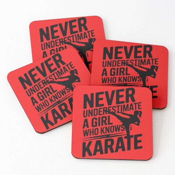 Item preview, Never underestimate a girl who knows karate designed and sold by 123ks.
