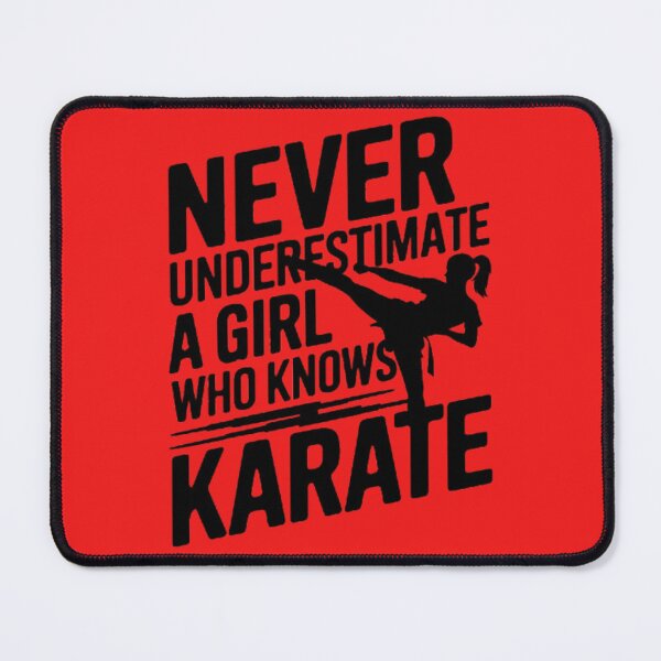 Item preview, Never underestimate a girl who knows karate designed and sold by 123ks.