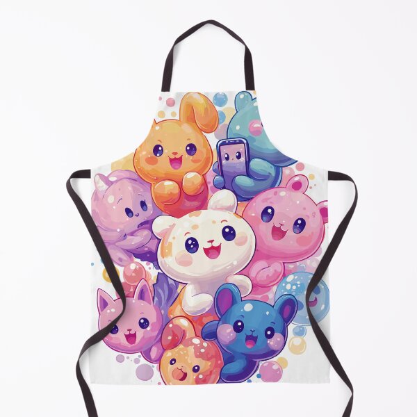 Artikelvorschau, Bezauberndes Kawaii Animal Friends-Design mit bunten Blasen. T-Shirt entworfen und verkauft von ThreadQuirk.