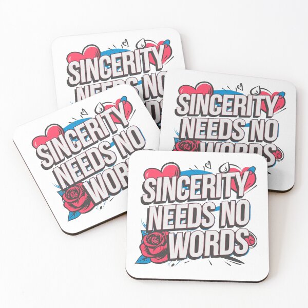 Item preview, #1..Sincerity needs no words designed and sold by Daofa.