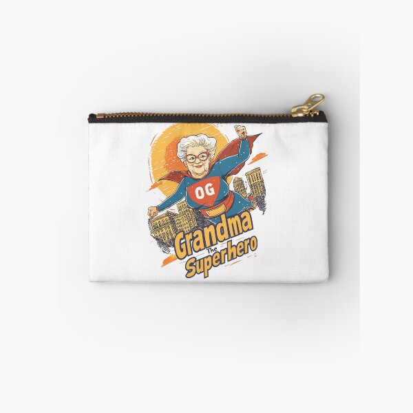 Item preview, "OG" Superhero Grandma Cartoon Illustration designed and sold by ThreadQuirk.