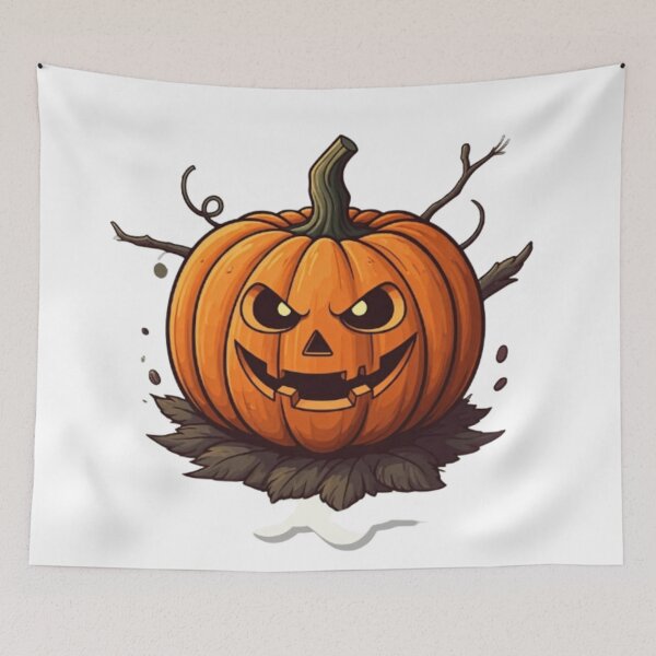Item preview, Scary Pumpkin designed and sold by StickersRyous.