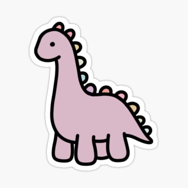 Artikel-Vorschau von Pastellfarbener Brontosaurus, designt und verkauft von Linexy.